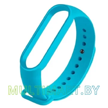 Ремешок Miru Mi для Xiaomi Mi Band 5 (силикон, голубой)